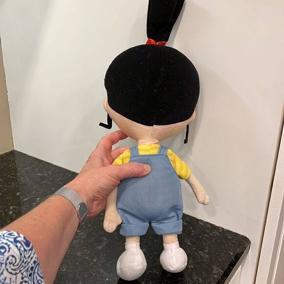 Despicable Me Plush Agnus Rag Doll Toy Factory 16” Stuffed Black Hair Mi… - Picture 2 of 4